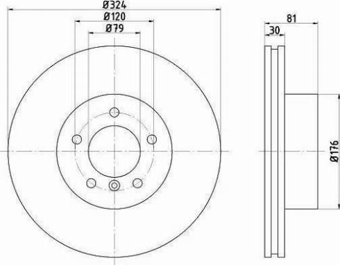 Delphi BG3786 - Bremžu diski www.autospares.lv