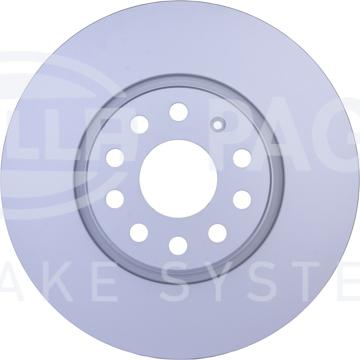 HELLA PAGID 8DD 355 109-521 - Тормозной диск www.autospares.lv