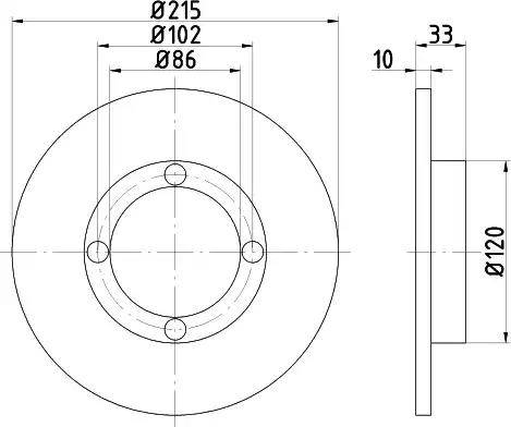 Pilenga 5550 - Bremžu diski www.autospares.lv