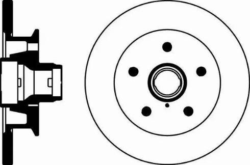 HELLA PAGID 8DD355101331 - Bremžu diski www.autospares.lv