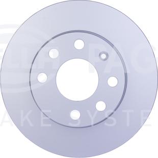 HELLA PAGID 8DD 355 108-311 - Bremžu diski autospares.lv