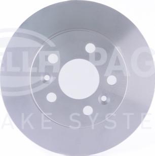 HELLA PAGID 8DD 355 103-531 - Тормозной диск www.autospares.lv