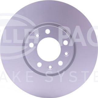 HELLA PAGID 8DD 355 117-331 - Bremžu diski autospares.lv