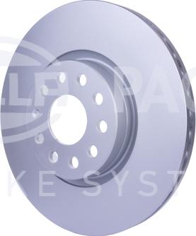 HELLA PAGID 8DD 355 127-971 - Тормозной диск www.autospares.lv