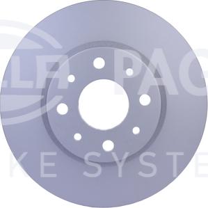 HELLA PAGID 8DD 355 127-151 - Bremžu diski autospares.lv