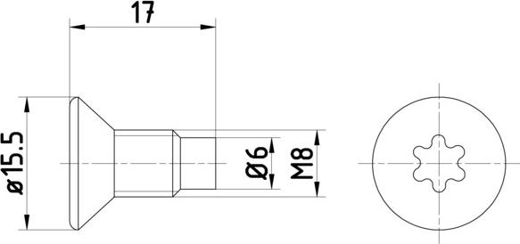 HELLA PAGID 8DZ 355 209-041 - Skrūve, Bremžu disks www.autospares.lv