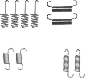 HELLA PAGID 8DZ 355 206-231 - Piederumu komplekts, Stāvbremzes mehānisma bremžu loks www.autospares.lv