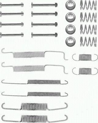 HELLA PAGID 8DZ 355 200-011 - Piederumu komplekts, Bremžu loki www.autospares.lv