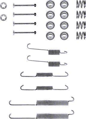 HELLA PAGID 8DZ 355 200-111 - Piederumu komplekts, Bremžu loki www.autospares.lv