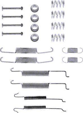 HELLA PAGID 8DZ 355 200-131 - Piederumu komplekts, Bremžu loki autospares.lv