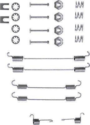 HELLA PAGID 8DZ 355 200-371 - Piederumu komplekts, Bremžu loki www.autospares.lv