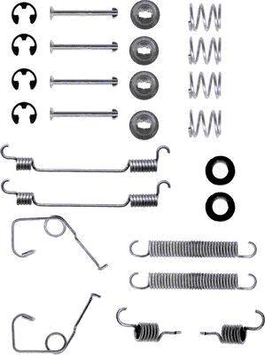 HELLA PAGID 8DZ 355 200-221 - Piederumu komplekts, Bremžu loki www.autospares.lv