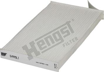 Hengst Filter E4995LI - Filtrs, Salona telpas gaiss www.autospares.lv