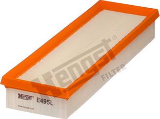 Hengst Filter E495L - Gaisa filtrs autospares.lv