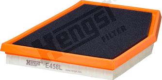 Hengst Filter E458L - Gaisa filtrs www.autospares.lv