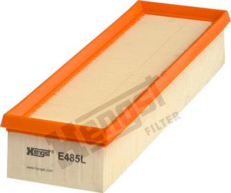 Hengst Filter E485L - Gaisa filtrs autospares.lv