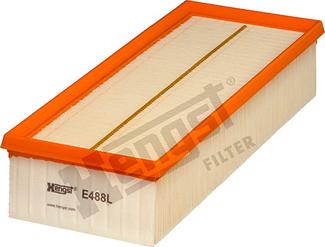 Hengst Filter E488L - Air Filter, engine www.autospares.lv