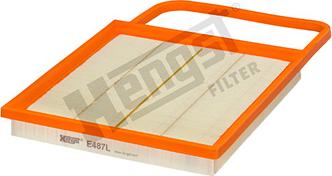 Hengst Filter E487L - Gaisa filtrs www.autospares.lv