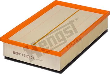 Hengst Filter E587L01 - Gaisa filtrs autospares.lv