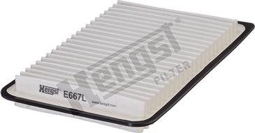 Hengst Filter E667L - Gaisa filtrs autospares.lv