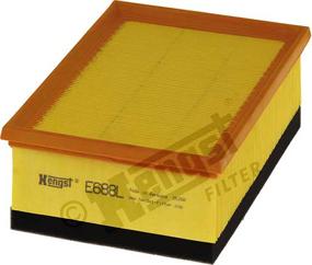 Hengst Filter E688L - Gaisa filtrs www.autospares.lv