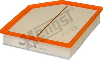 Hengst Filter E1543L - Gaisa filtrs www.autospares.lv