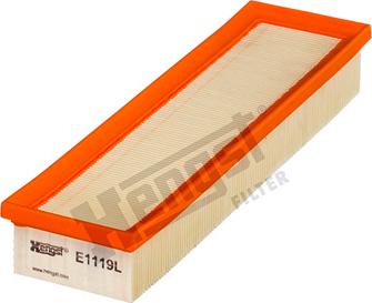 Hengst Filter E1119L - Air Filter, engine www.autospares.lv