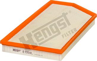 Hengst Filter E1359L - Air Filter, engine www.autospares.lv