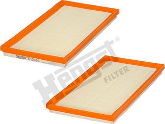 Hengst Filter E1249L-2 - Gaisa filtrs www.autospares.lv