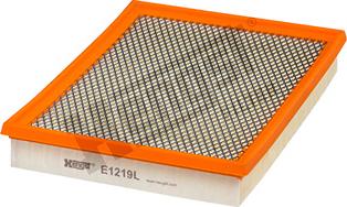 Hengst Filter E1219L - Gaisa filtrs www.autospares.lv