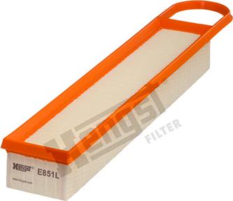 Hengst Filter E851L - Gaisa filtrs autospares.lv