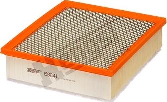 Hengst Filter E884L - Gaisa filtrs www.autospares.lv