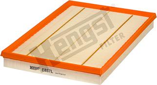 Hengst Filter E887L - Gaisa filtrs autospares.lv