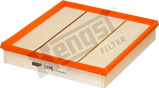 Hengst Filter E834L - Gaisa filtrs www.autospares.lv