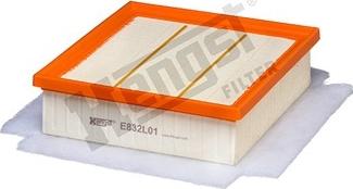 Hengst Filter E832L01 - Gaisa filtrs autospares.lv