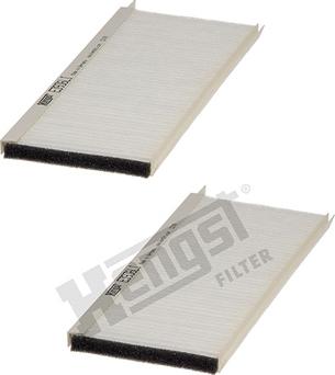 Hengst Filter E3926LI-2 - Filter, interior air www.autospares.lv