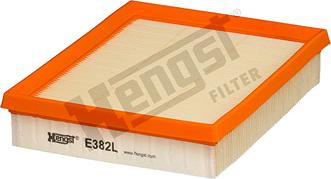 Hengst Filter E382L - Gaisa filtrs www.autospares.lv