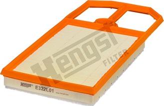 Hengst Filter E322L01 - Gaisa filtrs www.autospares.lv