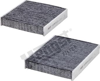 Hengst Filter E2967LC-2 - Фильтр воздуха в салоне www.autospares.lv