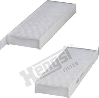 Hengst Filter E2977LI-2 - Filtrs, Salona telpas gaiss autospares.lv