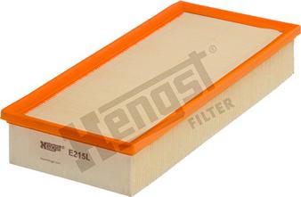 Hengst Filter E215L - Воздушный фильтр, двигатель www.autospares.lv