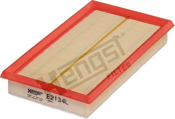 Hengst Filter E2134L - Gaisa filtrs www.autospares.lv