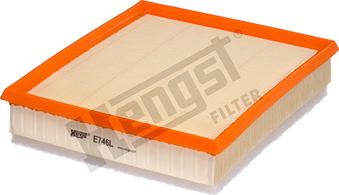 Hengst Filter E746L - Gaisa filtrs www.autospares.lv