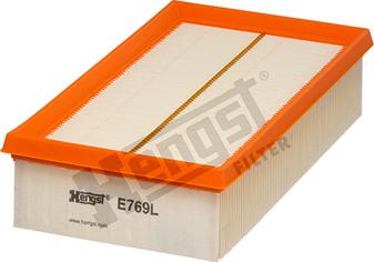 Hengst Filter E769L - Gaisa filtrs www.autospares.lv