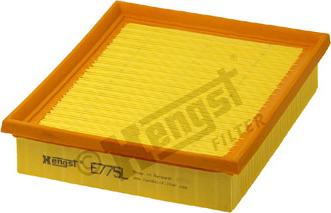 Hengst Filter E775L - Air Filter, engine www.autospares.lv