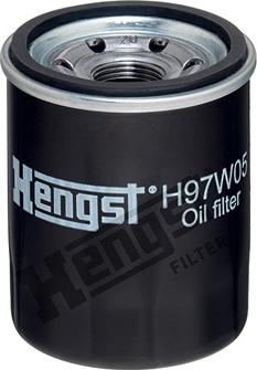 Hengst Filter H97W05 - Eļļas filtrs autospares.lv