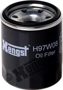 Hengst Filter H97W08 - Eļļas filtrs www.autospares.lv