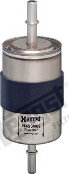 Hengst Filter H493WK - Degvielas filtrs www.autospares.lv