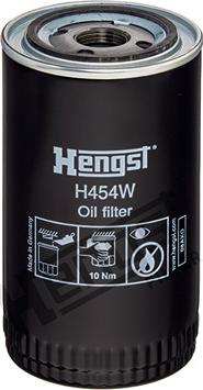 Hengst Filter H454W - Масляный фильтр www.autospares.lv