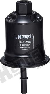 Hengst Filter H450WK - Топливный фильтр www.autospares.lv